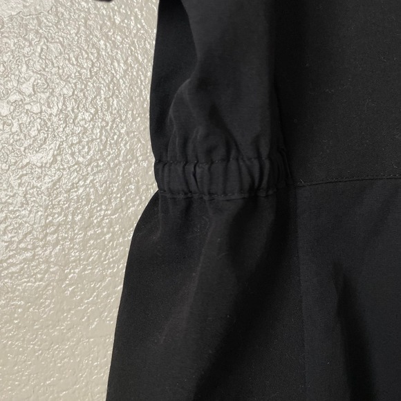 Figs Scrub Top Womens Large Black Octavia Maternity Elastic Waist Short Sleeve - Picture 8 of 12